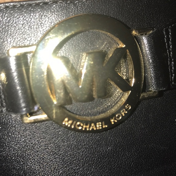 BLACK MICHAEL KORS CHUNKY HEELS - Picture 3 of 3